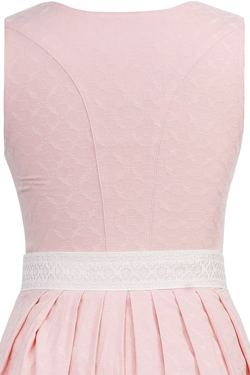 Midi-Dirndl mit gewebtem Ethno-Schürzenband