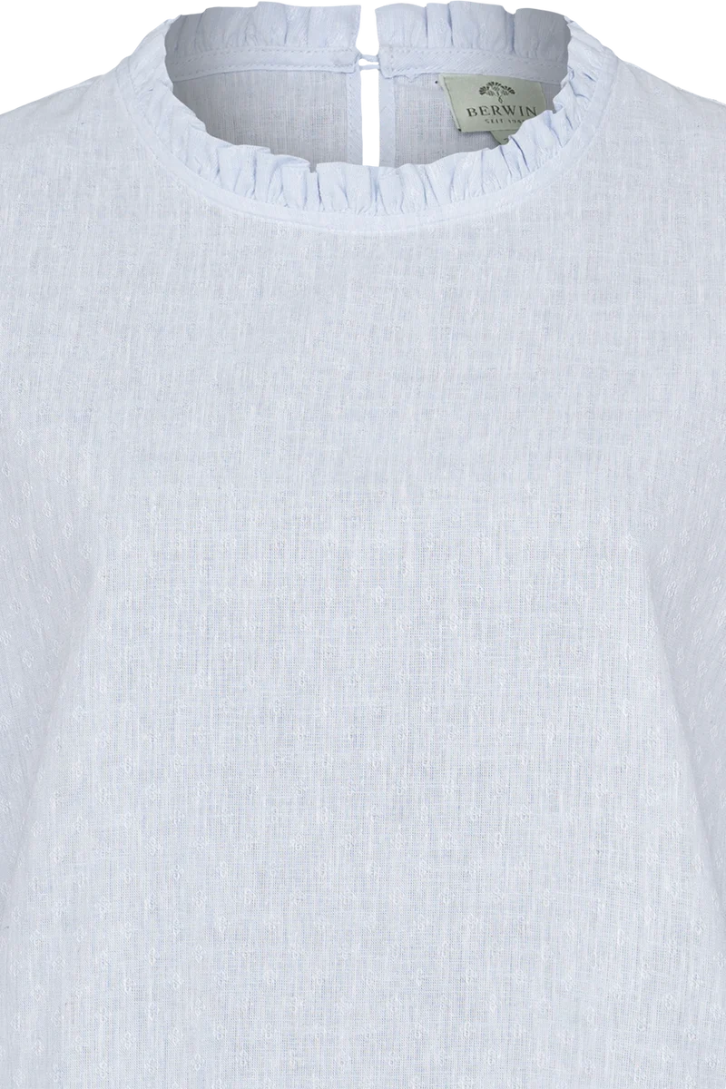 Damen Trachtenbluse mit Leinen