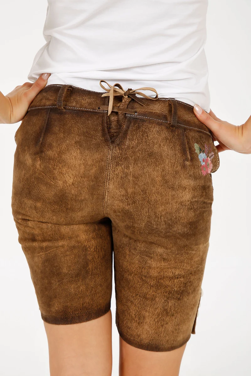 Damen Lederhose - SOLEA % - Krüger Madl - Bermuda - 035364-000-0007