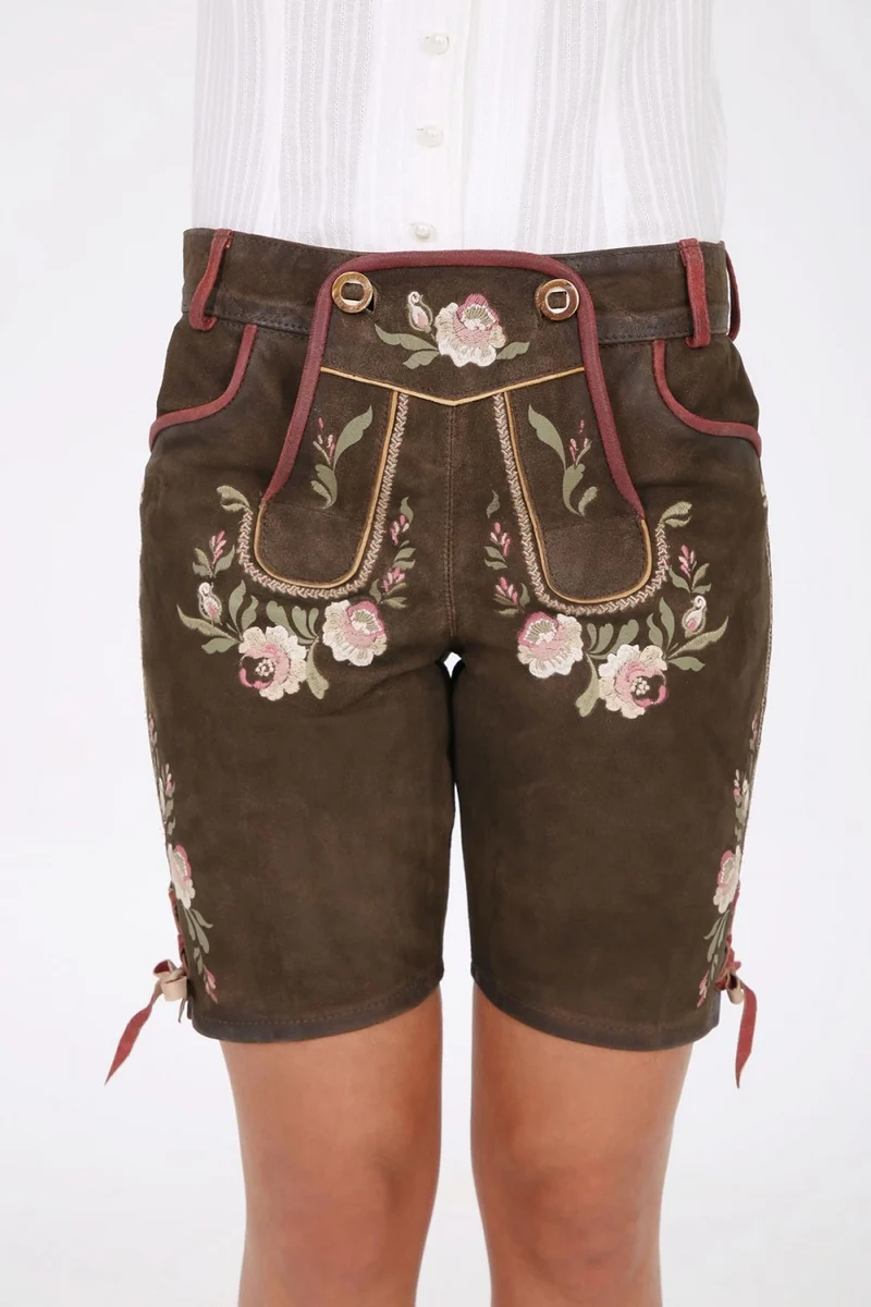 Damen Lederhose - BETTY % - Krüger Madl - Bermuda - 037330-000-0007