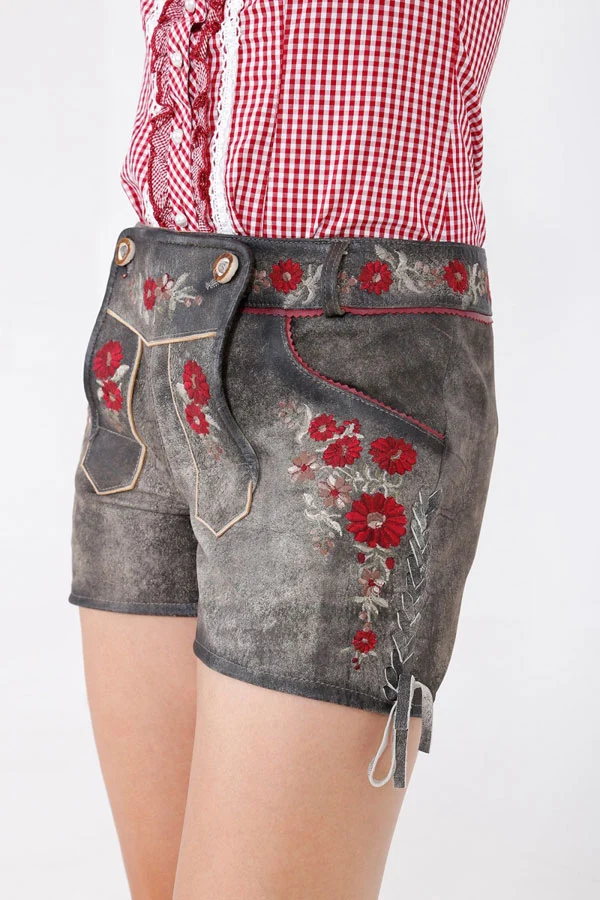 Damen Lederhose - COACHELLA % - Krüger Madl - Short - 034390-000-0709