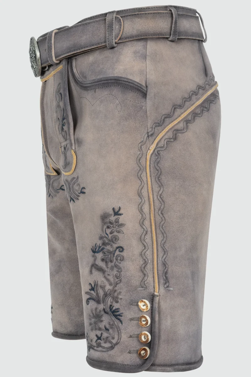 Herren Lederhose JUAN % mit Gürtel - Krüger Buam - 961268-000-0044