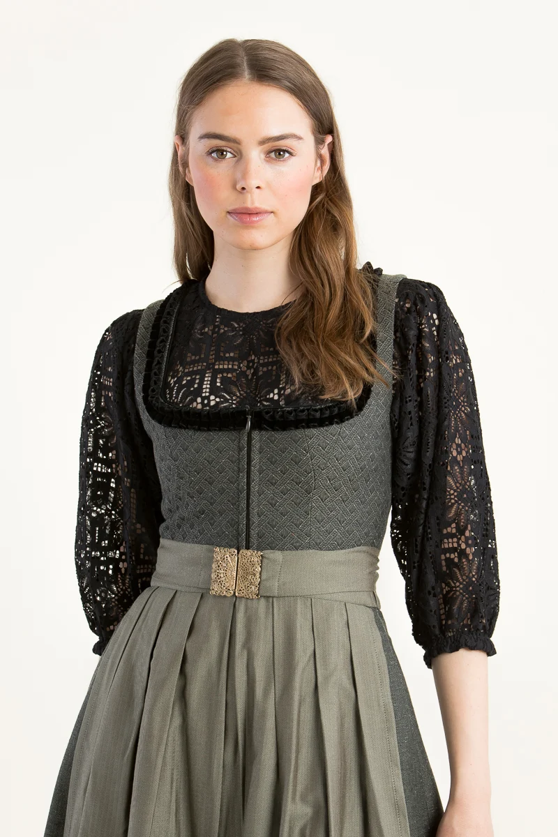 Kinga Mathe Dirndlbluse Oversized schwarz