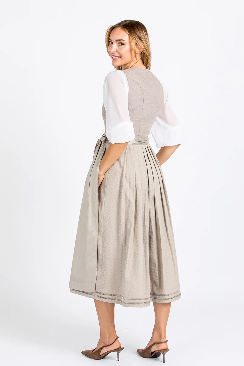 Almliebe Dirndl Mitzi Creme Seide