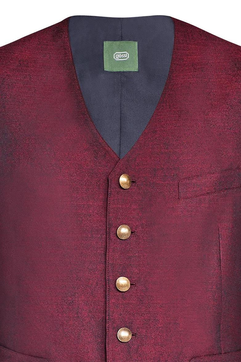 Elegant meliertes Gilet
