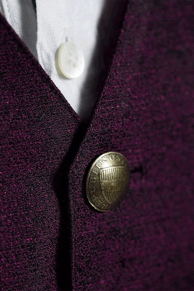 Elegant meliertes Gilet