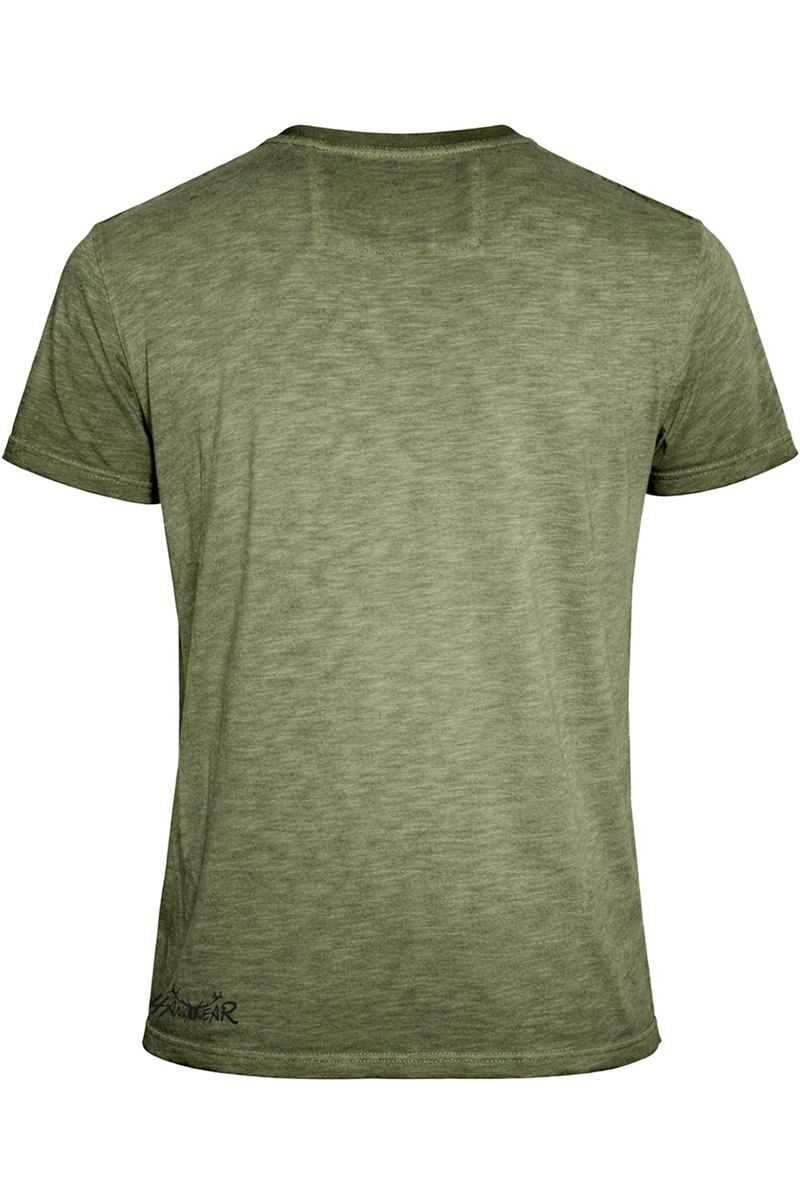 Herren T-Shirt mit Spechtmotiv 'Schluck Specht'