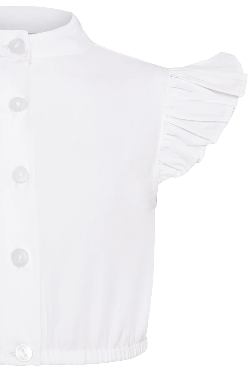 Kinder Dirndlbluse mit Flügelärmel