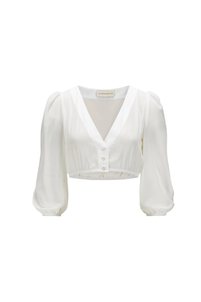 Alpenherz Dirndlbluse Lou Chiffon
