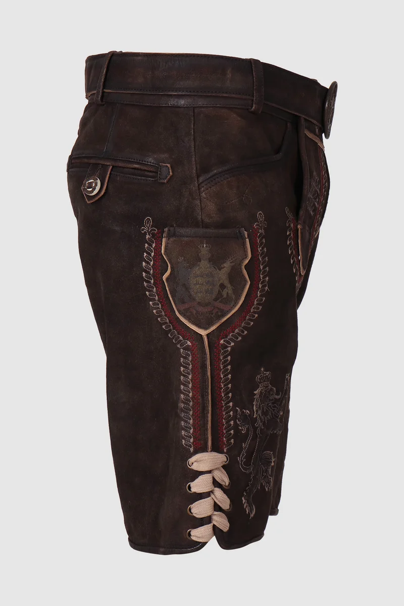 Herren Lederhose % - FURCHTLOS UND TREU 3 - Trachtenhose - Krüger Buam - 906971-000-0076