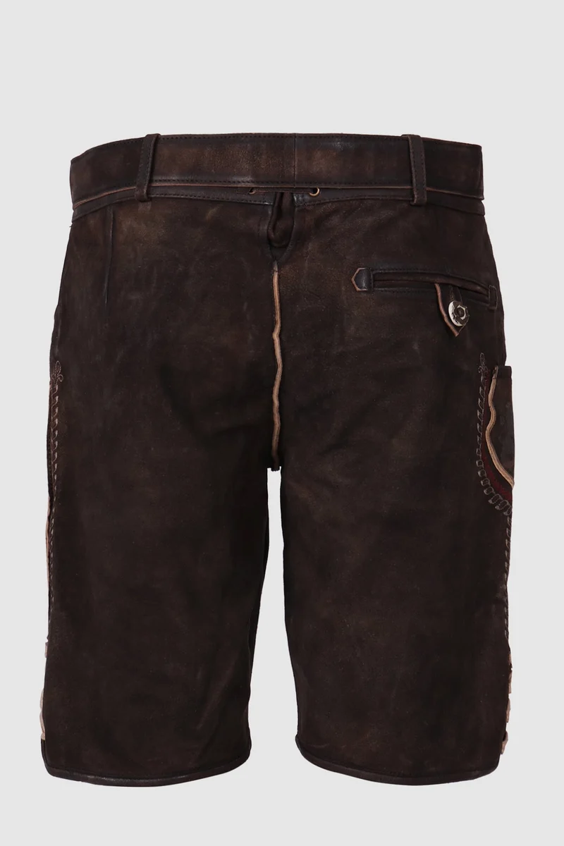 Herren Lederhose % - FURCHTLOS UND TREU 3 - Trachtenhose - Krüger Buam - 906971-000-0076