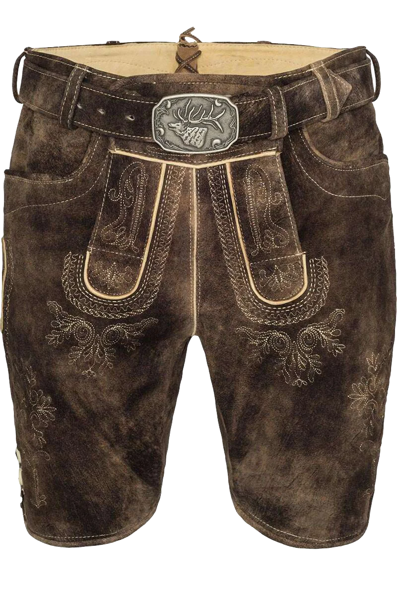 Kurze Herren Trachtenlederhose