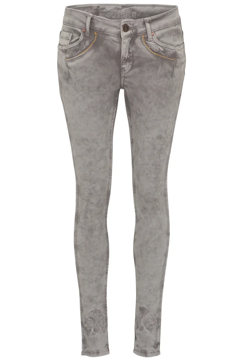 Stretchjeans Hangowear grau Hendrina lang