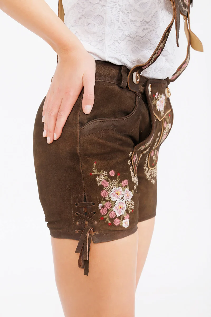 Damen Lederhose - FLEUR OLANA % - Krüger Madl - Short - 035341-000-0007