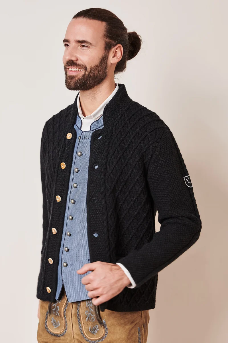 Herren Jacke - JONATHAN - Krüger Buam - 971165-000-0004 - Strickjacke - Trachtenjacke