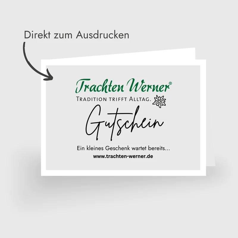 Geschenkgutschein zum Ausdrucken für Onlineshop