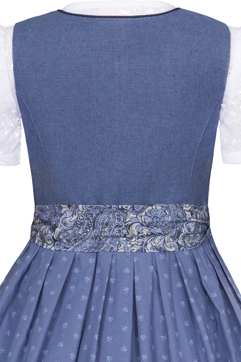 Kinderdirndl Leinen mit Bluse
