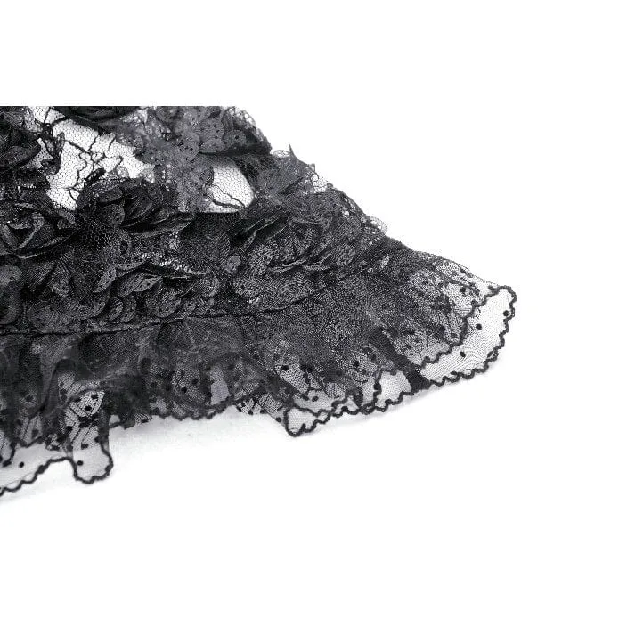 Gothic-Abendkleid mit Rosenstickerei aus Samt für Damen, Meerjungfrauen-Stil, Hochzeitskleid