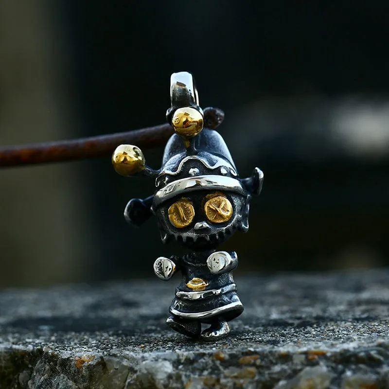 Herren Punk Double Color Wizard Doll Halskette