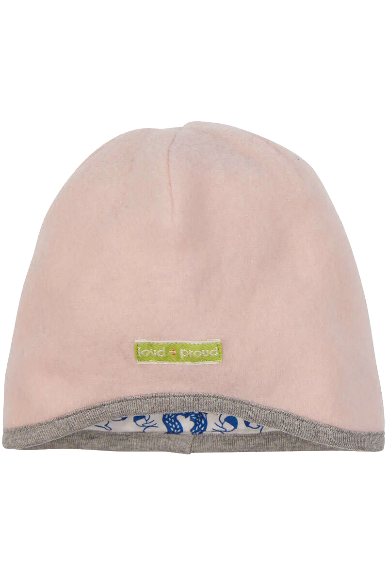 WENDE-Mütze Wollfleece Baby und Kleinkind
