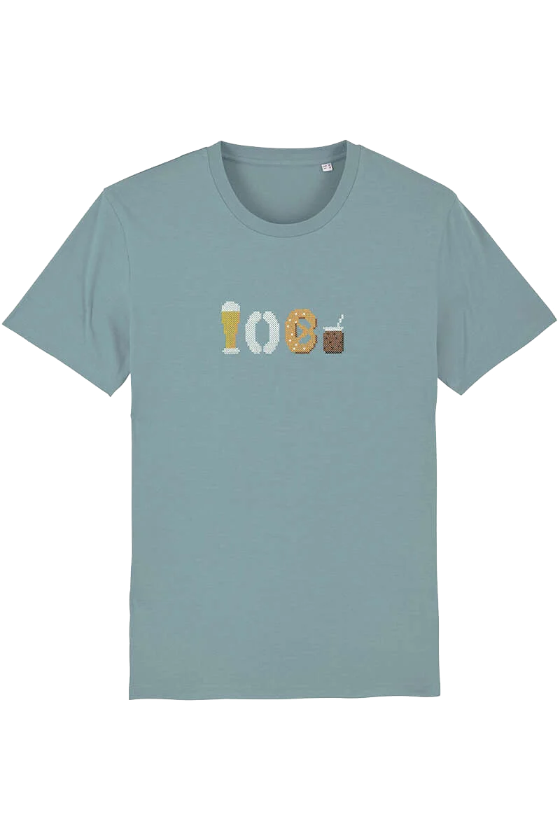 Herren Trachten T-Shirt mit bayerischer Brotzeit