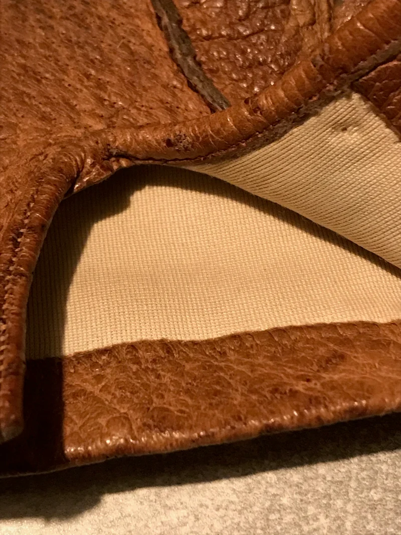 Braune Vintage Lederhandschuhe