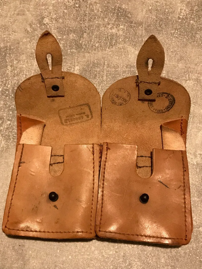 Vintage Ledertasche Echtleder braun
