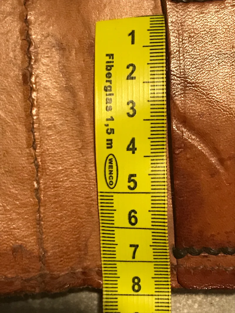 Braune Vintage Ledertasche Gürteltasche
