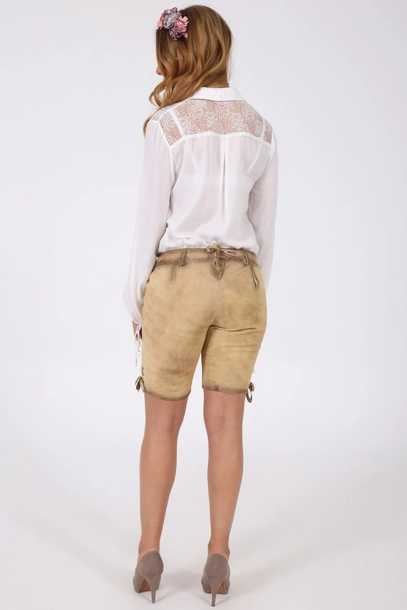Damen Lederhose - PASCALE % - Krüger Madl - Bermuda - 038336-000-0071