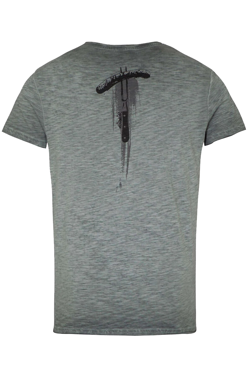 Herren T-Shirt mit Grill und Chill