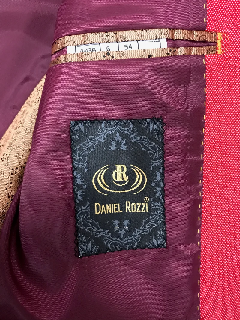Rotes Sakko „Daniel Rozzi“ – ca. Gr. 48