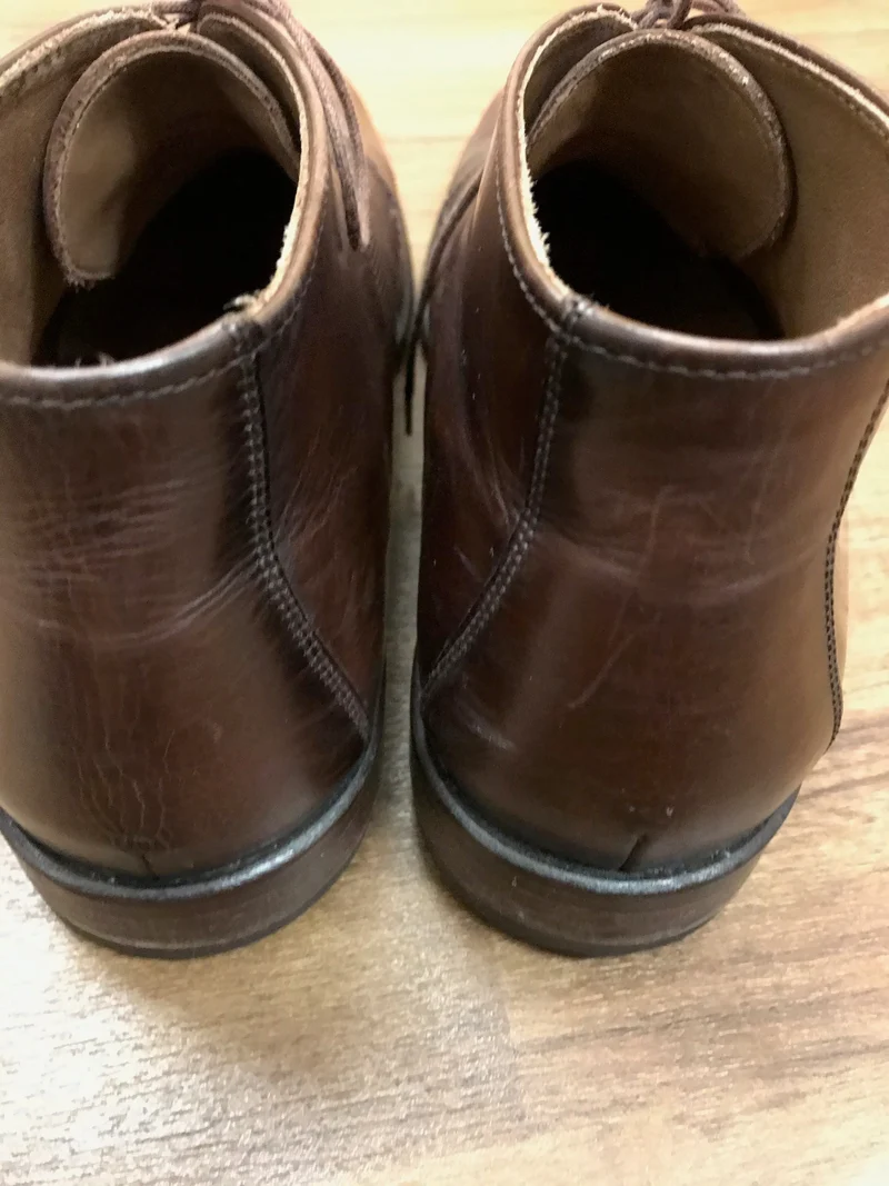 Vintage Leder Herrenschuhe Gr.42, Halbhoch