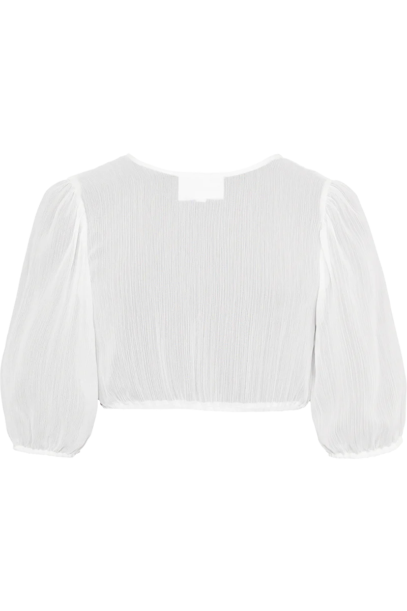 Dirndlbluse aus leichtem Chiffon