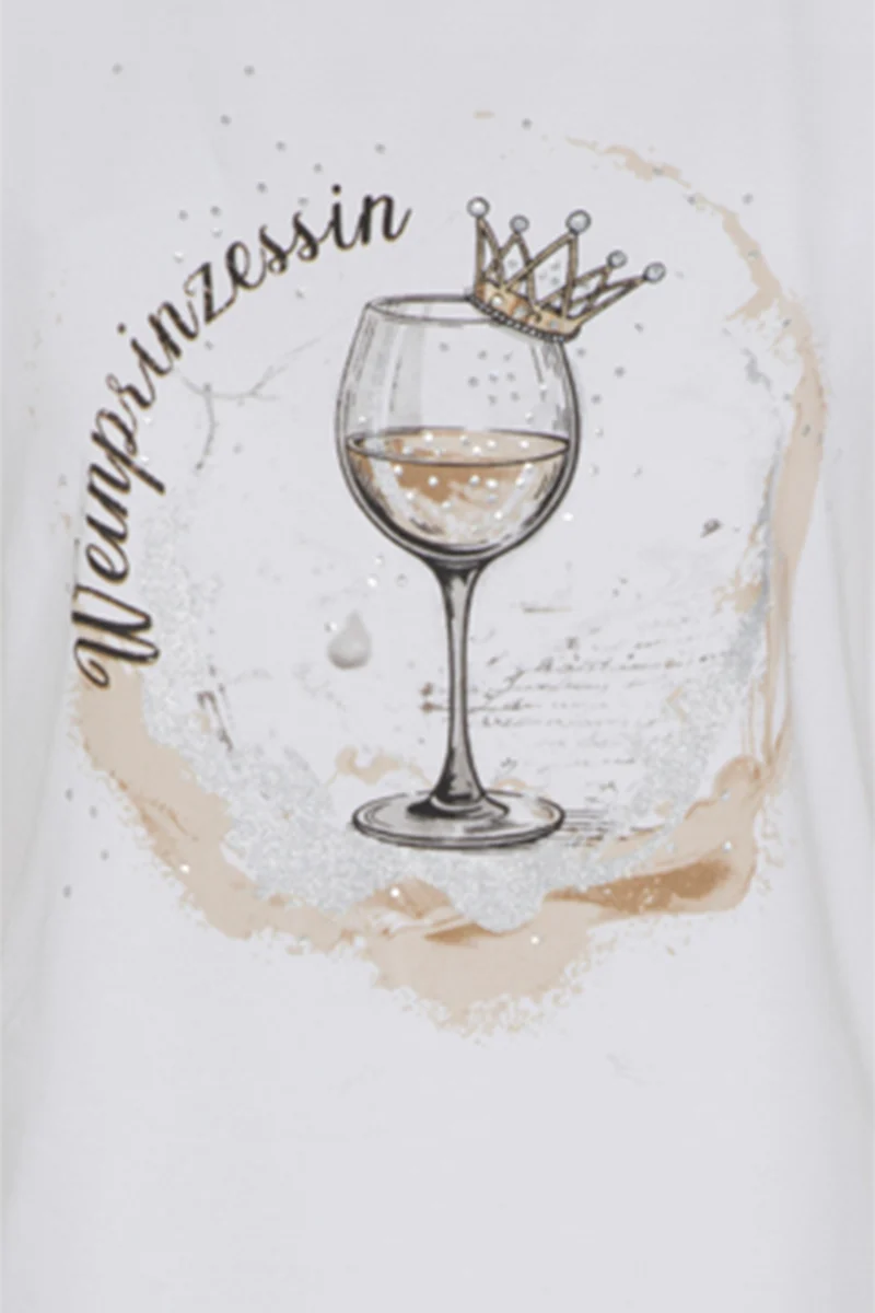 Damen T-Shirt 'Weinprinzessin'