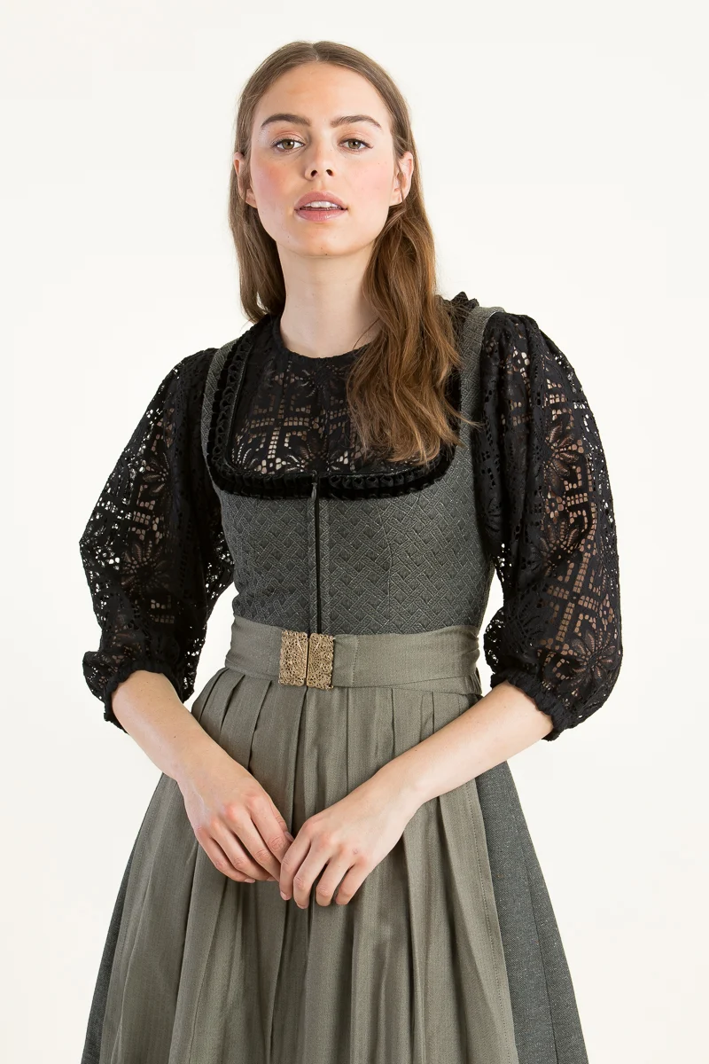 Alpenherz Dirndl Regina oliv