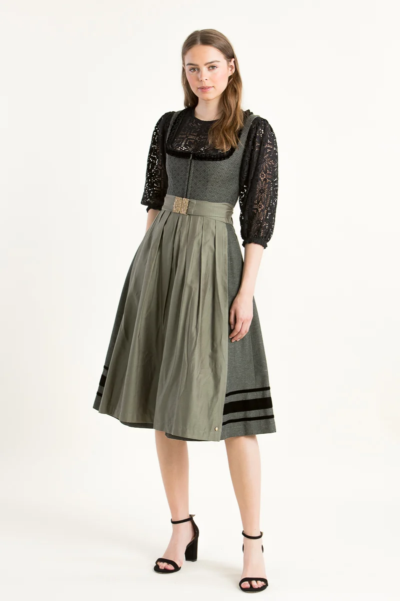 Alpenherz Dirndl Regina oliv