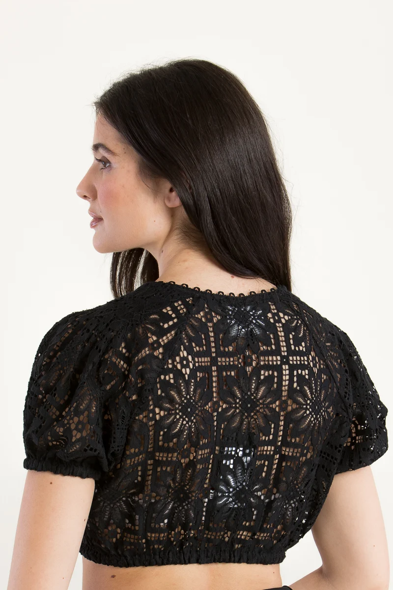Kinga Mathe Dirndlbluse Kaira schwarz
