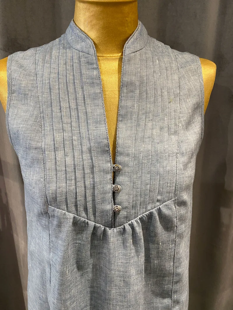 Kleid Anno Domini Lena hellblau taube