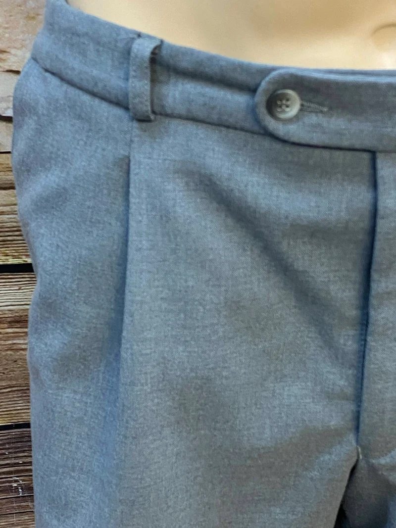 Graue Vintage Knickerbocker Hose Herren Gr. 56 – Tweed-Look