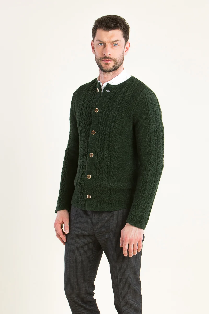 Grasegger Strickjanker Tanne Zopfmuster