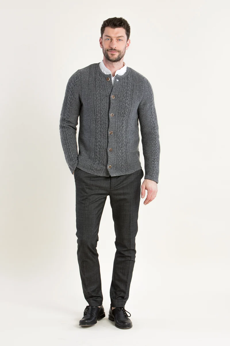 Grasegger Strickjanker grau