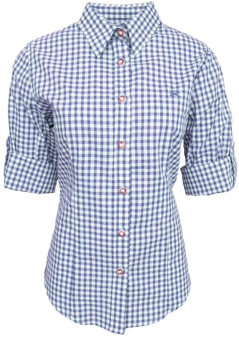 Damenbluse Caroline blau