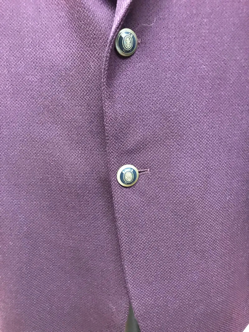 Vintage Sakko Bordeaux, Gr. 52 – Schurwolle & Kaschmir