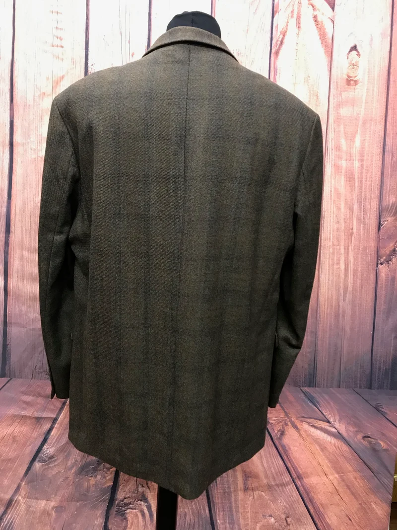 Vintage Herren Sakko braun kariert – Größe 54, 20er Jahre Stil