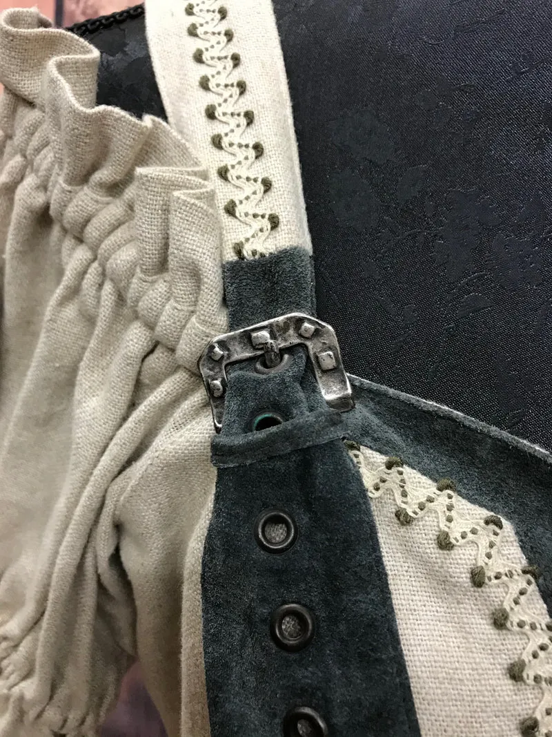 Vintage Landhauskleid kurz, Größe 40