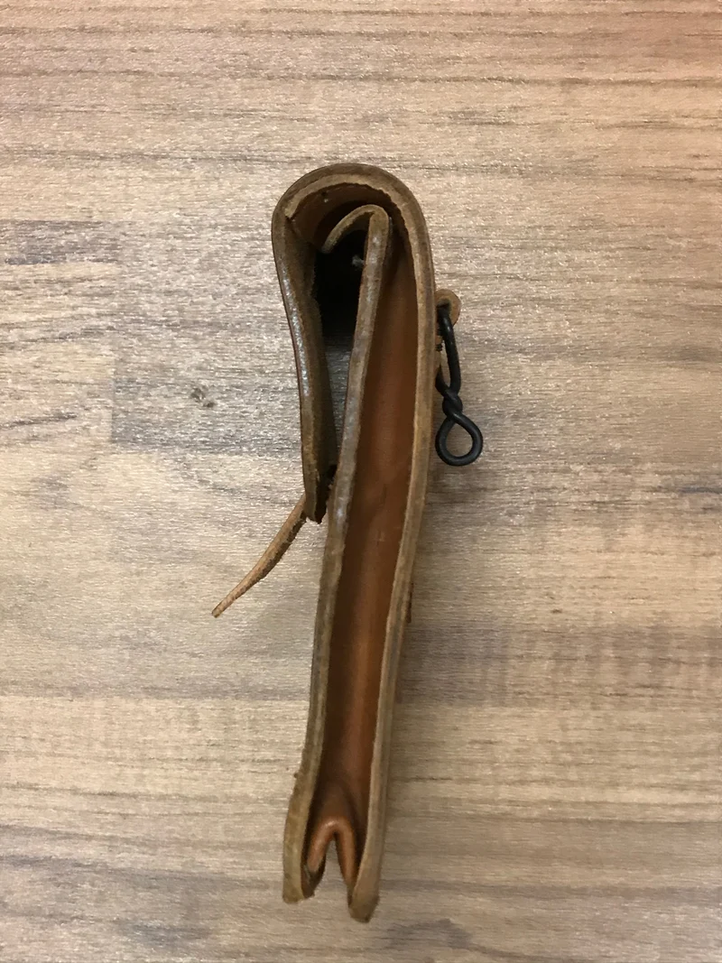 Vintage Lederetui mit Patina (17 x 8 cm)