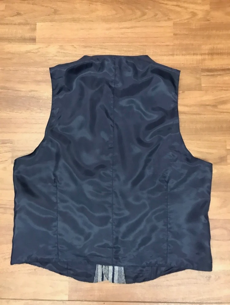Gestreifte Vintage Weste – Größe 50 – Highland Company