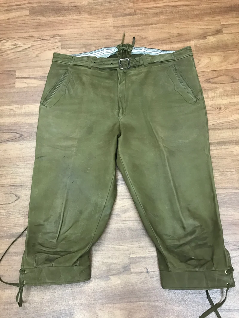 Trachtenlederhose - Kniebund - Herren – Größe 54 | Authentisches Vintage Stück