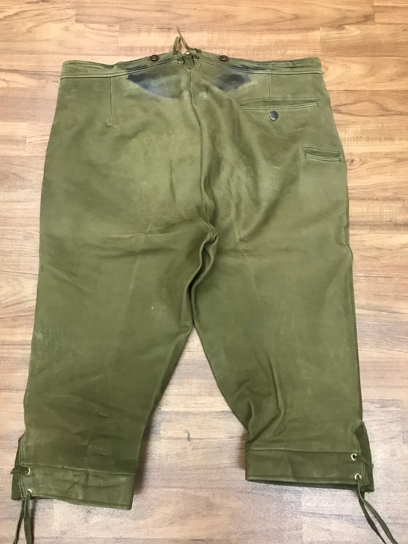 Trachtenlederhose - Kniebund - Herren – Größe 54 | Authentisches Vintage Stück