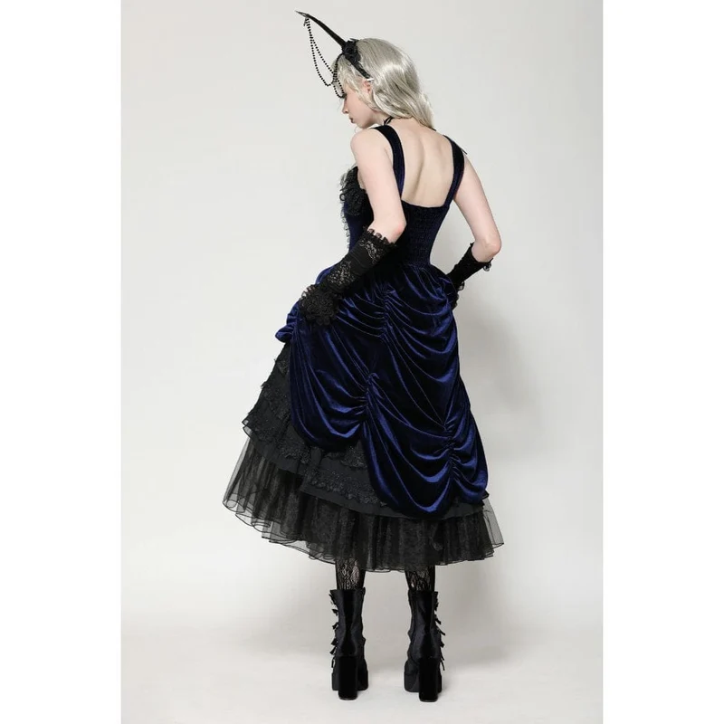 Gothic Lolita Rüschen-Spitzenkleid für Damen, Brautkleid